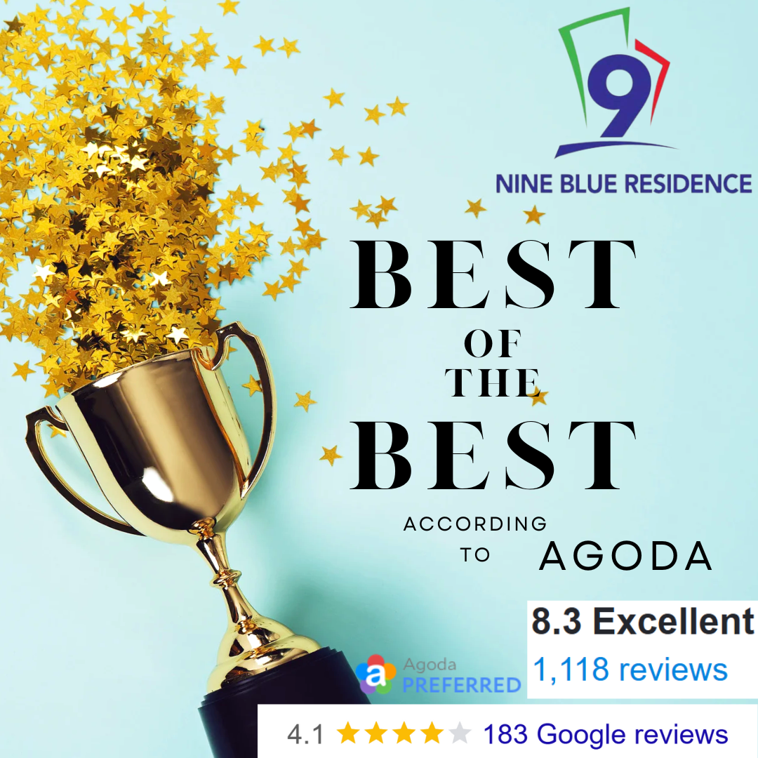 Nine Blue Residence – Proudly Awarded by Agoda!